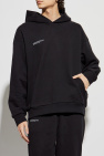 Pangaia BLACK Sweatshirt with logo