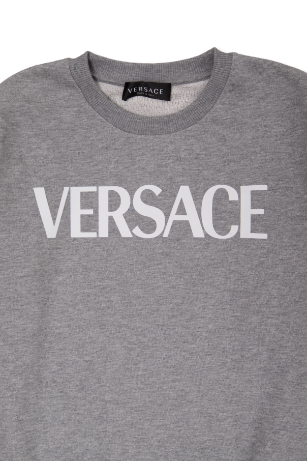 Versace Kids Supreme logo print sweatshirt