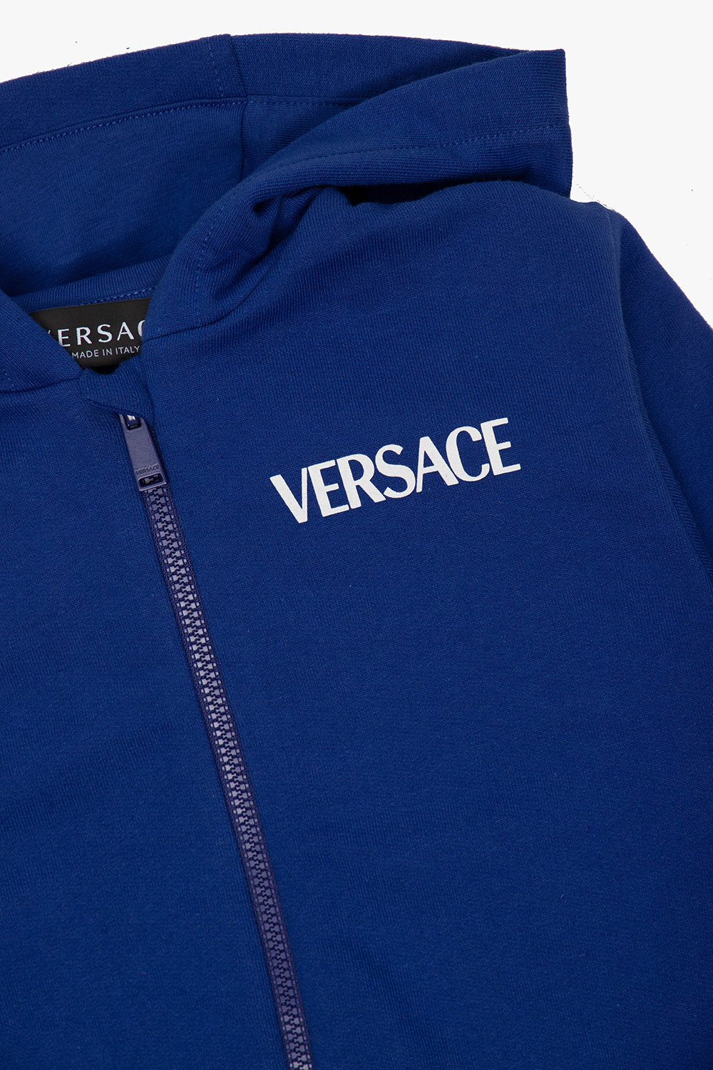 Versace Kids Zip-up looking hoodie