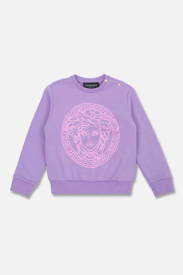Versace Kids Sweatshirt with Medusa head