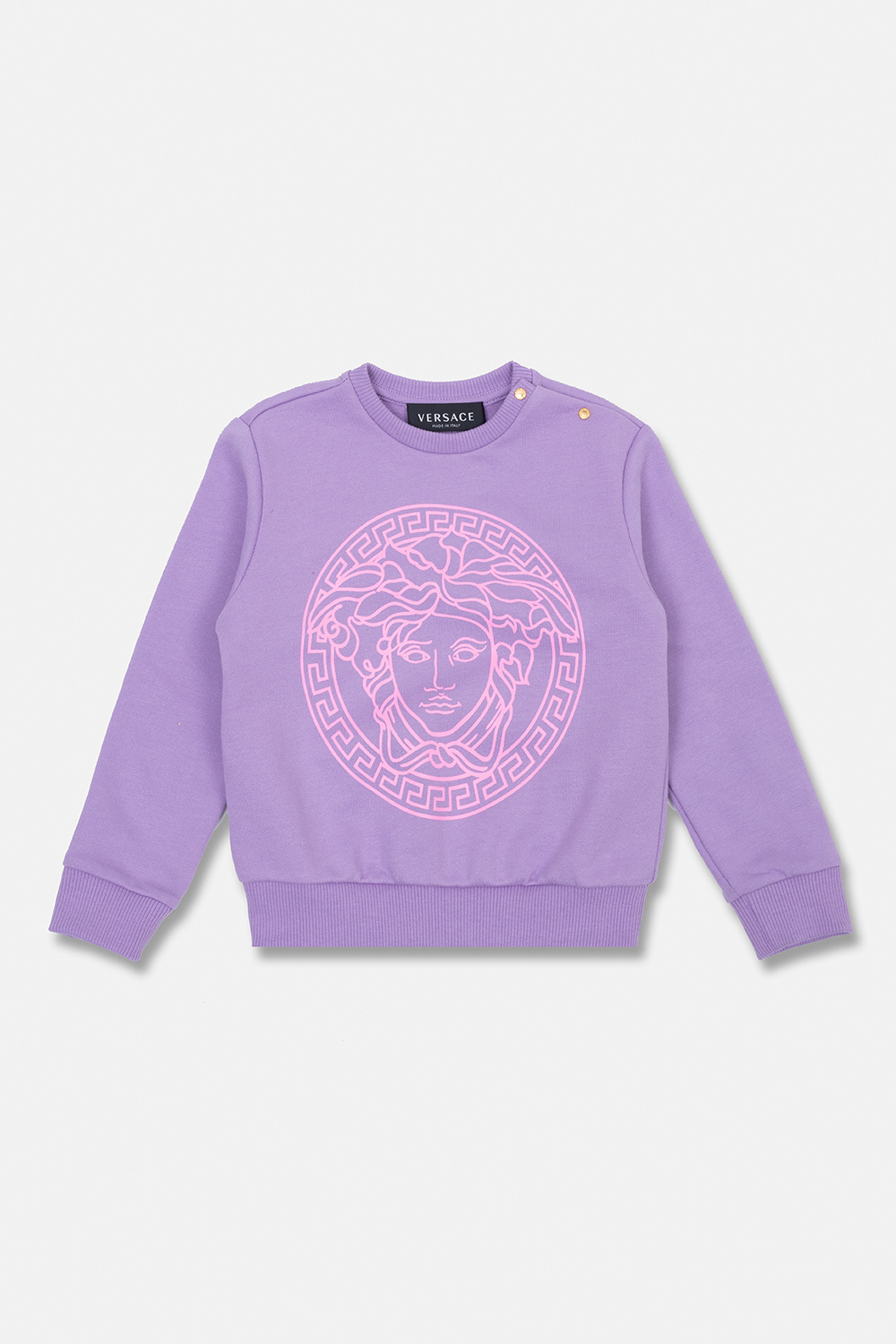 Versace Kids sweatshirt KK001 with Medusa head
