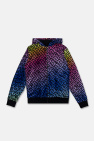 Michael Kors logo-tape drawstring shorts hoodie