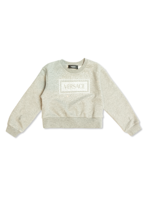 Sweatshirt with Glass Stones