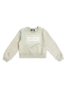 Versace Kids GREY Sweatshirt with Glass Stones