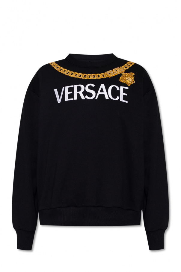 Versace retro sweatshirt with logo