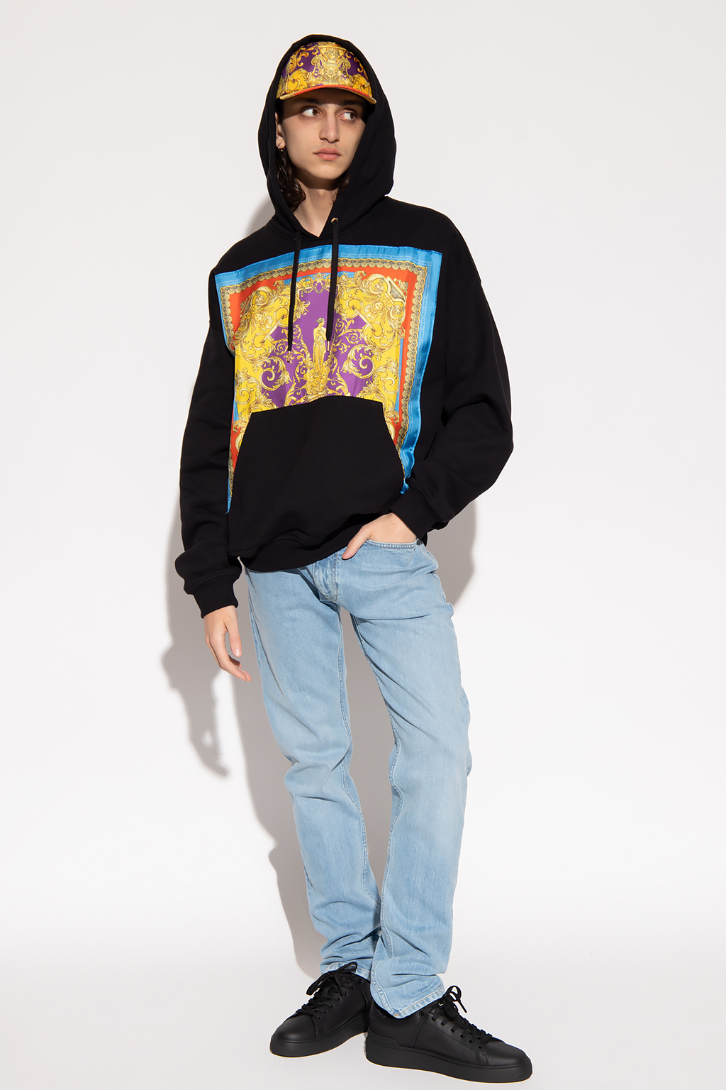 Versace Hoodie with patch | Men's Clothing | Vitkac