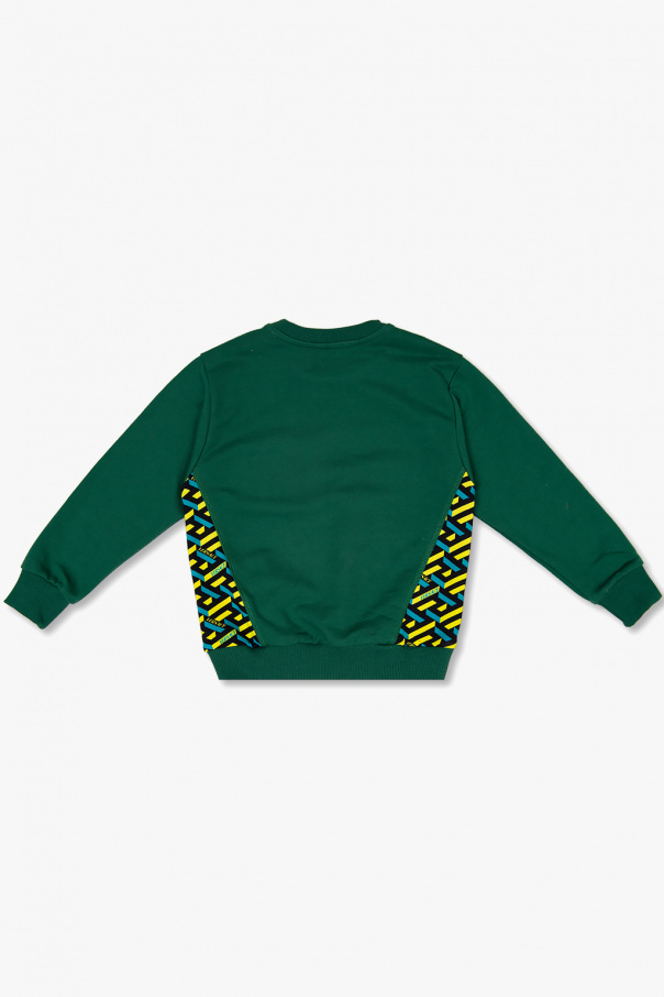 Versace Kids Long sleeve sweater with logo
