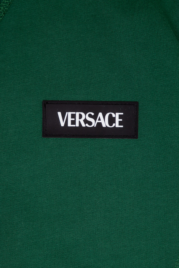 Versace Kids Gestricktes Sweatshirt with logo