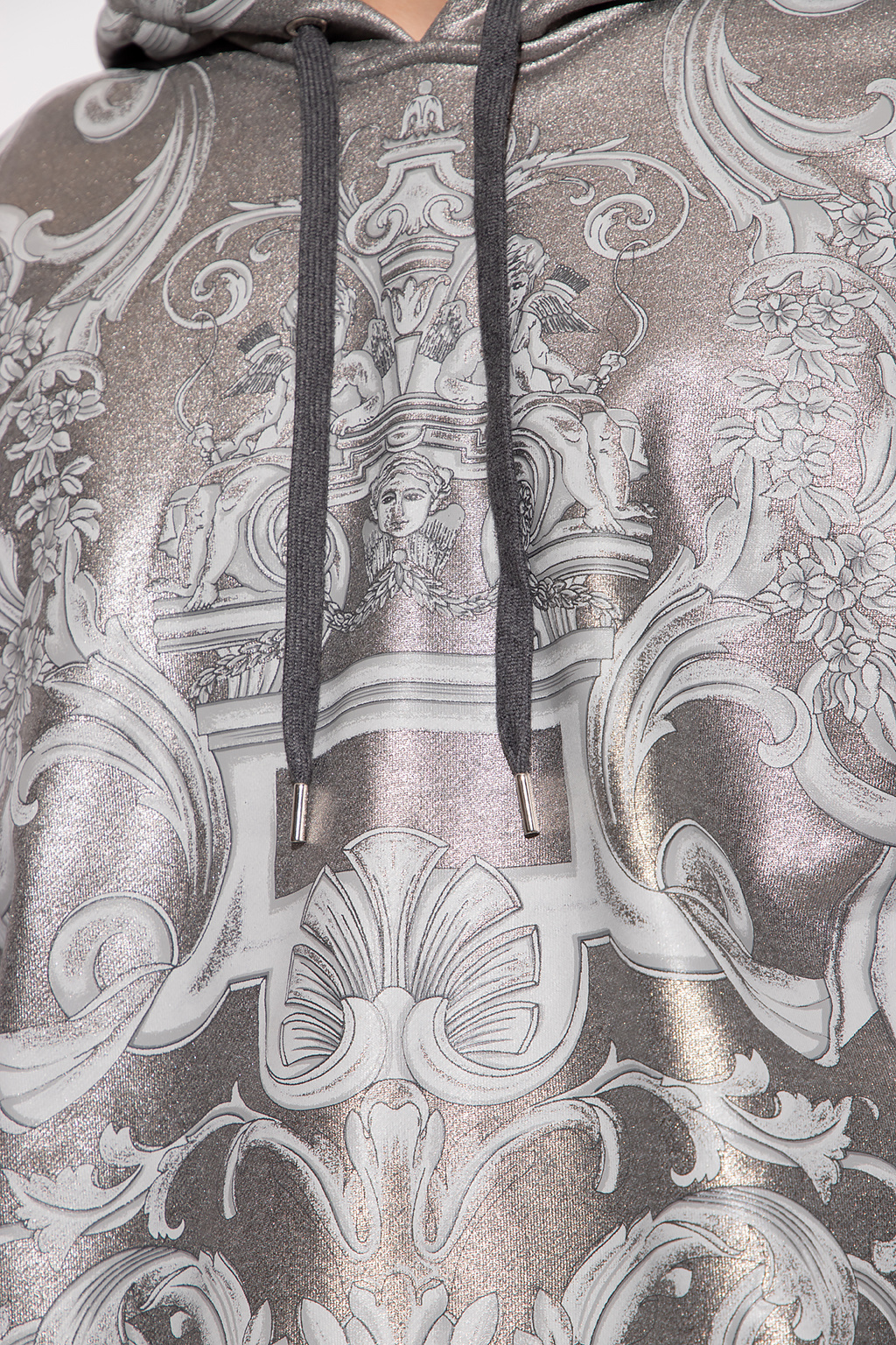 Versace Hoodie with Baroque pattern