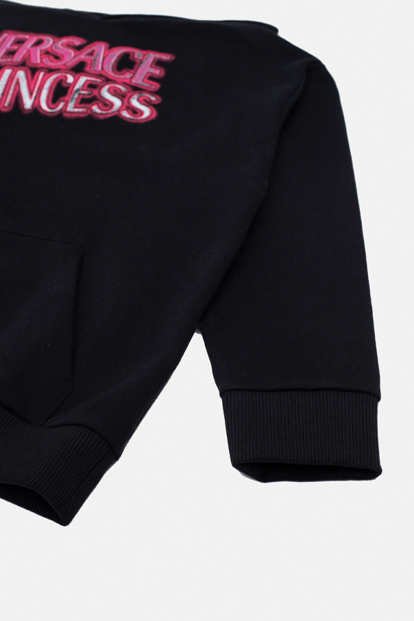 Versace Kids Printed Girl hoodie