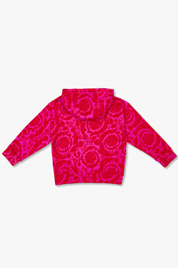 Versace Kids Abstract Print Slinky Shirt