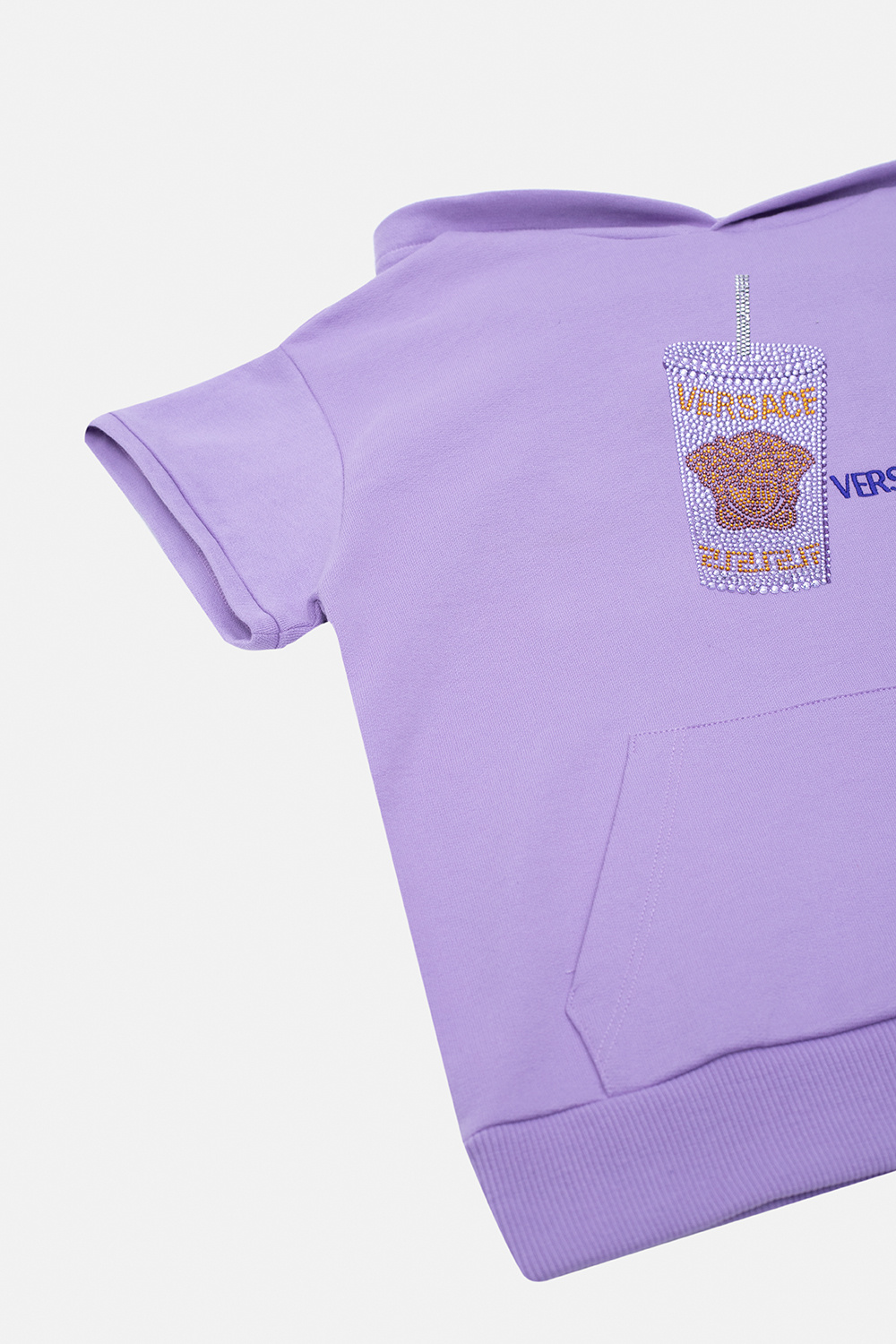 Versace Kids Selected Femme T-shirt en popeline Blanc