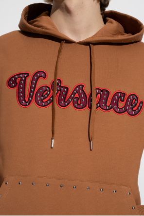 Versace 徽标连帽衫