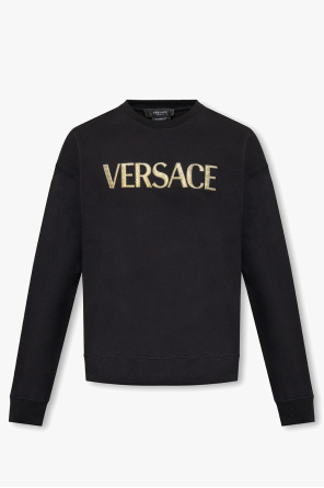 small velvet logo T-shirt od Versace