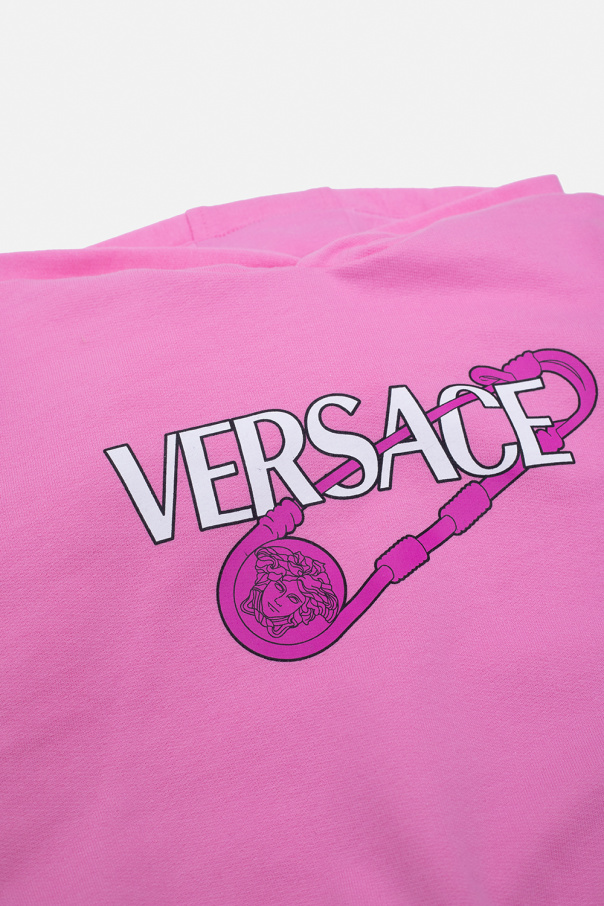 Versace Kids Printed med hoodie