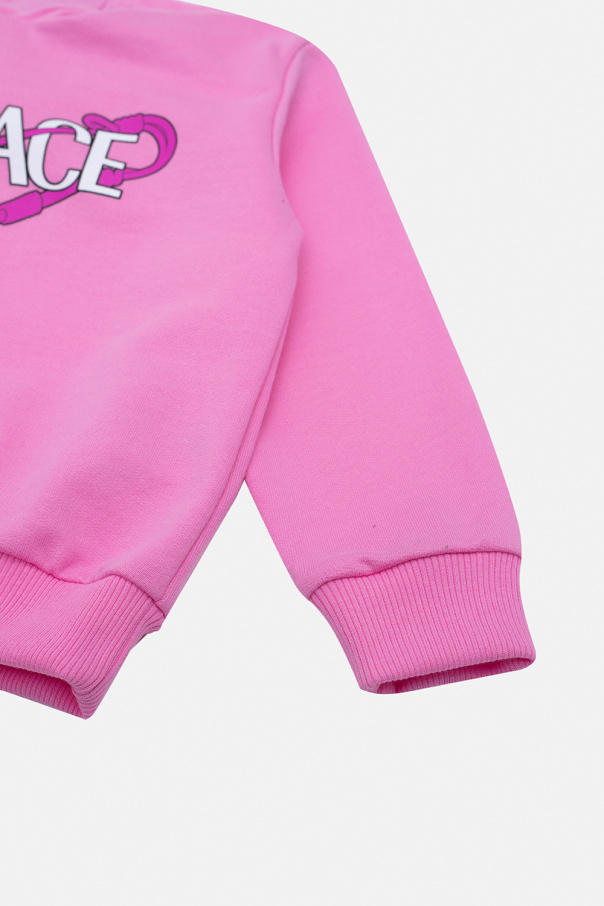 Versace Kids Printed med hoodie