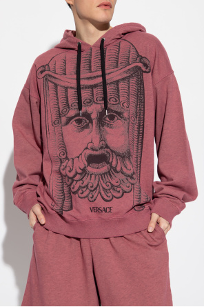 Versace ‘Le Maschere’ printed hoodie