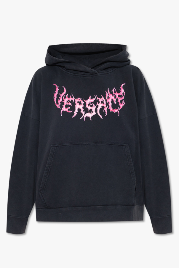 Versace hoodie Jeans with logo