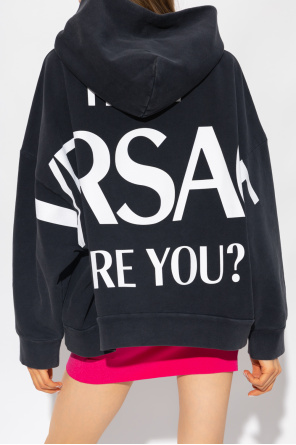 Versace Rhude logo-print hoodie