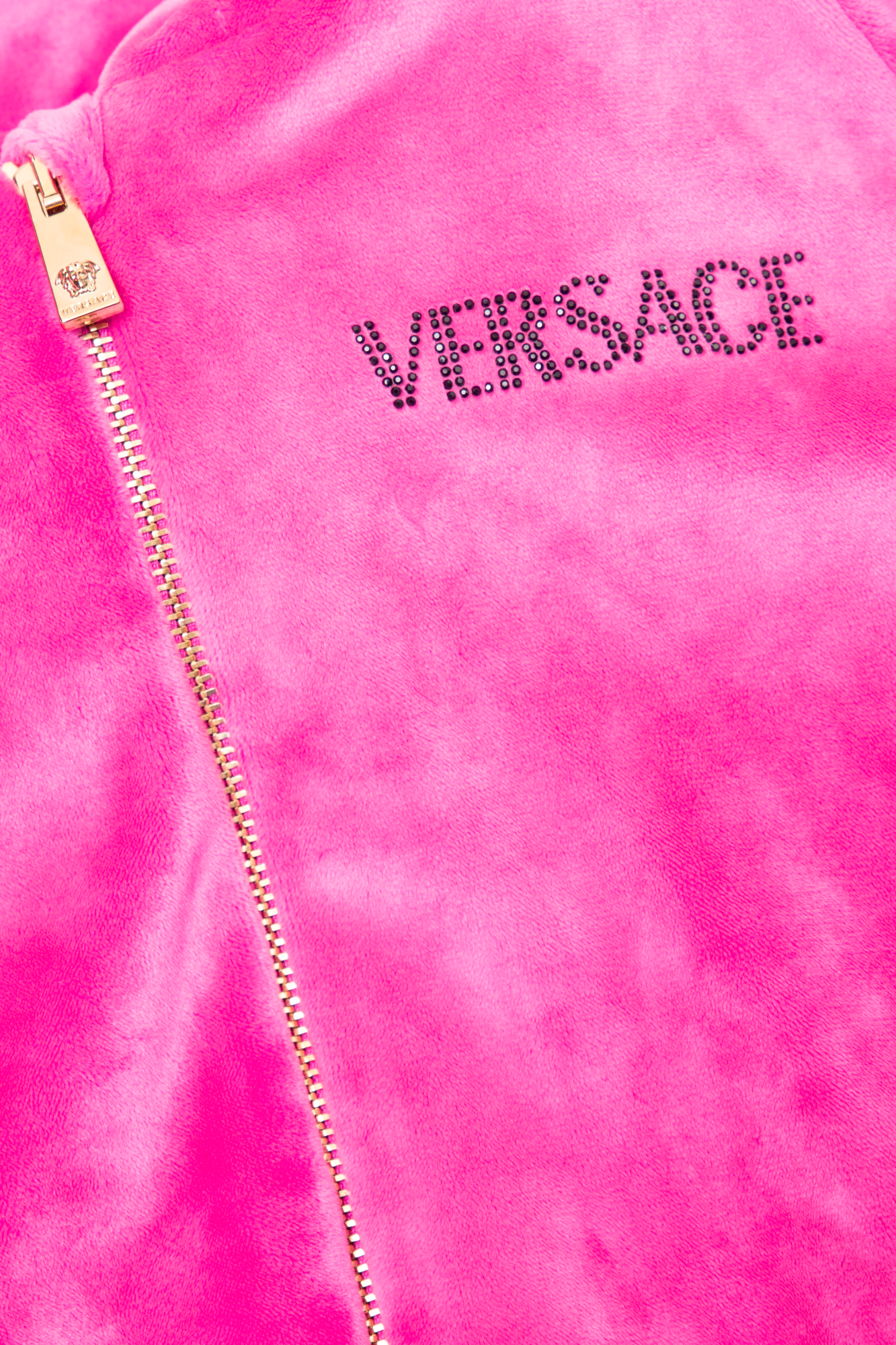 Versace Kids Velvet hoodie