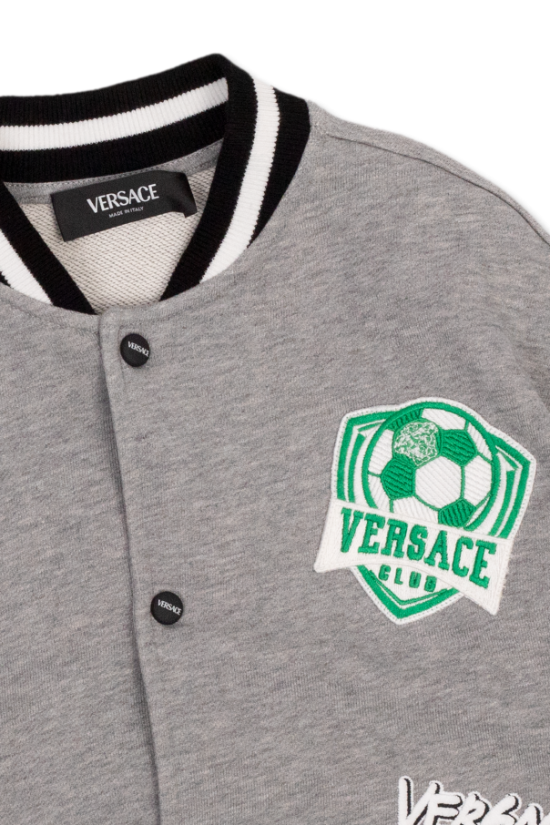 Versace Kids Sweatshirt with patches