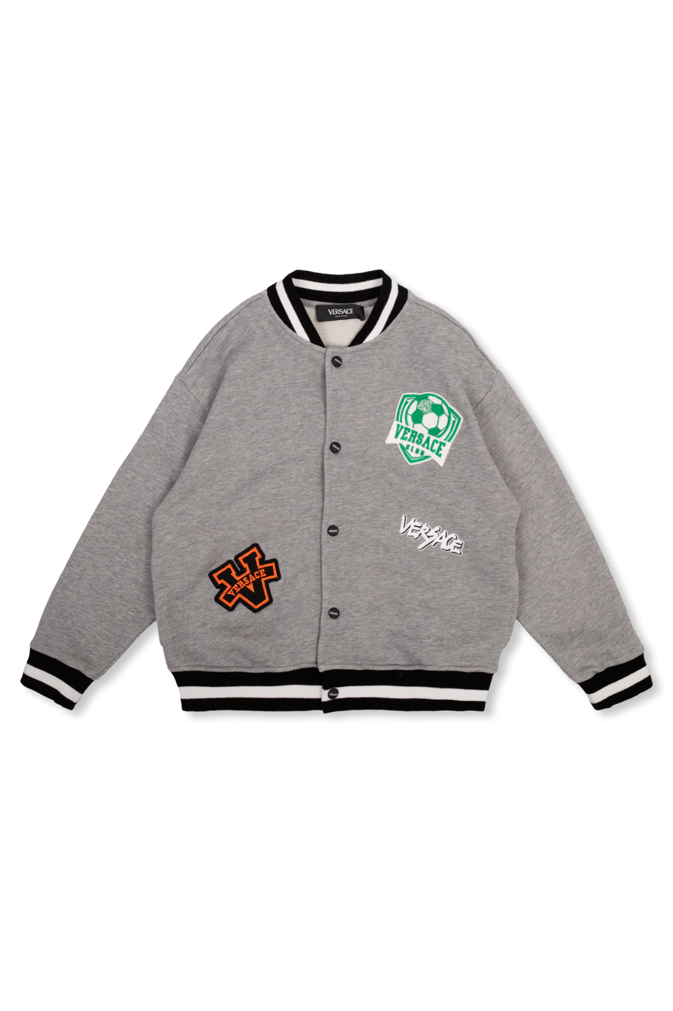 Versace Kids Sweatshirt with patches