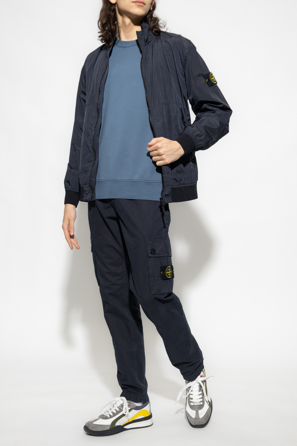 Stone Island OPUS Pullover 'Pamaya' blu