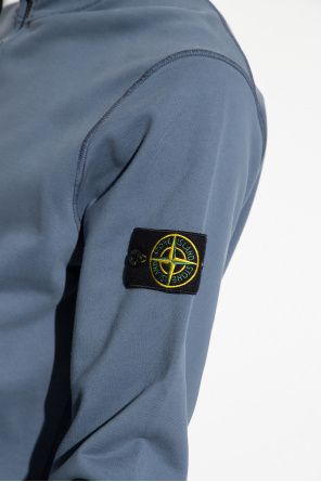 Stone Island Canali basic button-placket polo shirt Schwarz
