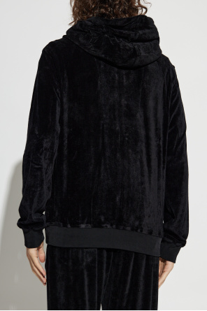 Versace Velvet sweatshirt with a shimmering applique