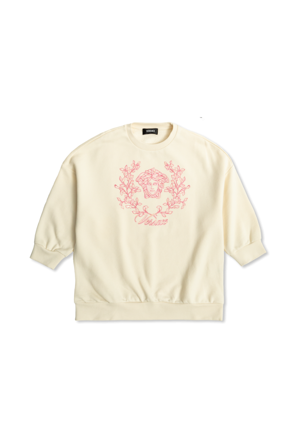 Versace Kids Bluza z nadrukiem charakterystycznej głowy Meduzy