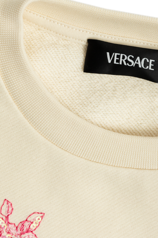 Versace Kids Bluza z nadrukiem charakterystycznej głowy Meduzy