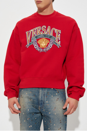 Versace Sudadera con lentejuelas brillantes