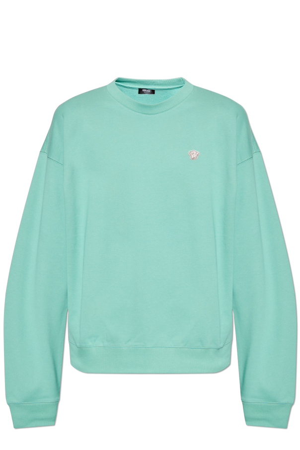 Sweatshirt with patch od Versace