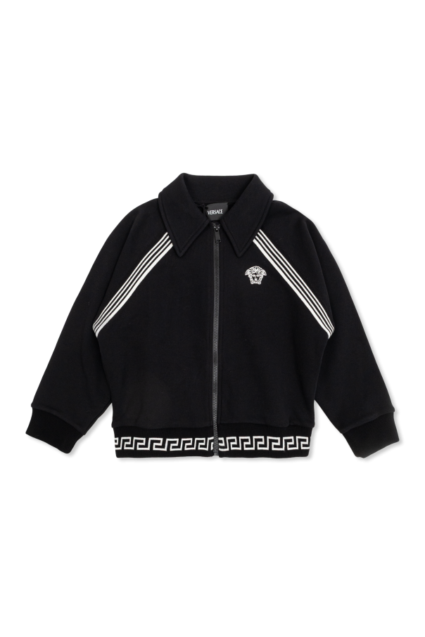 Sweatshirt with stitched logo od Versace Kids