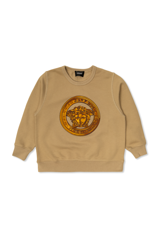Sweatshirt with a Medusa head od Versace Kids