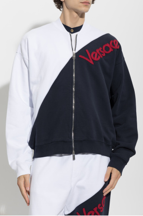 Versace Sweatshirt com fecho éclair