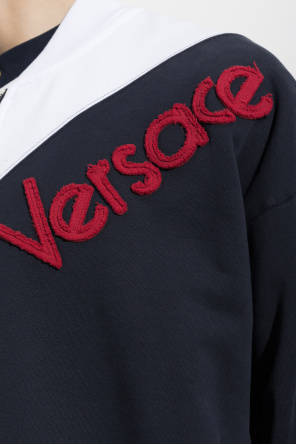 Versace Sweatshirt com fecho éclair