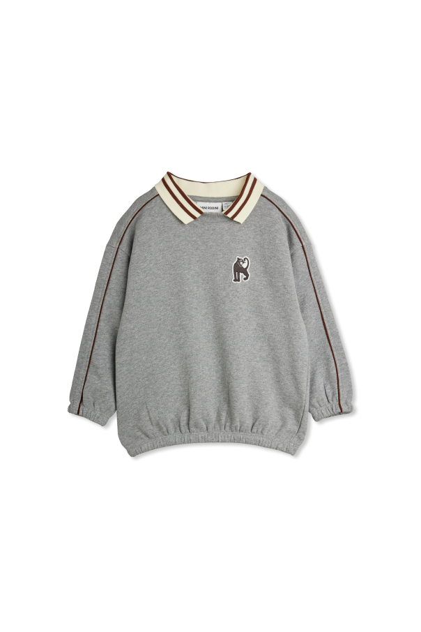 Sweatshirt with a collar od Mini Rodini