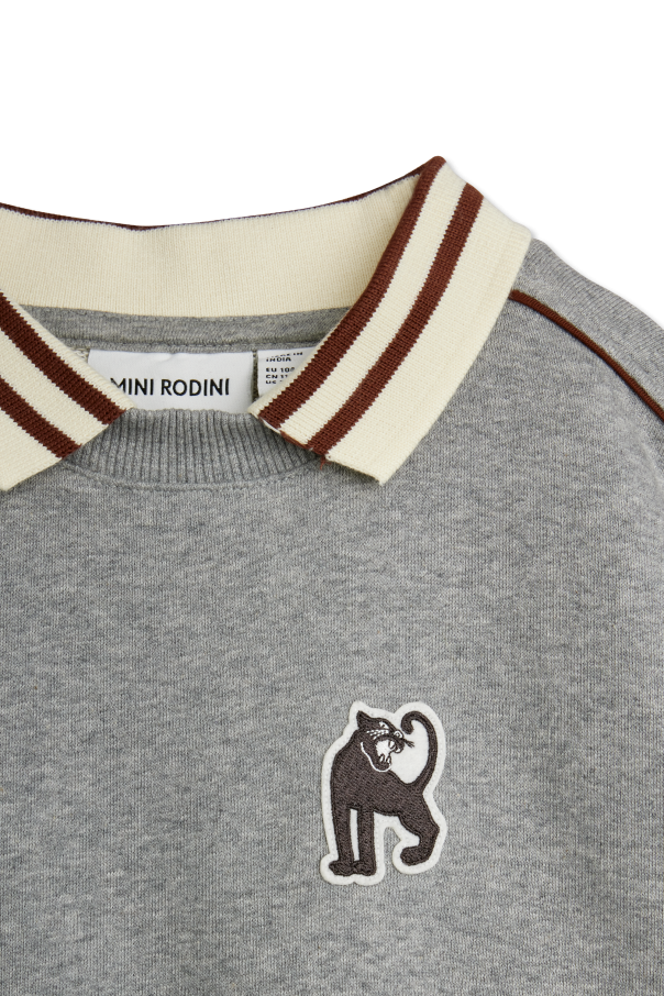 Mini Rodini Sweatshirt with a collar