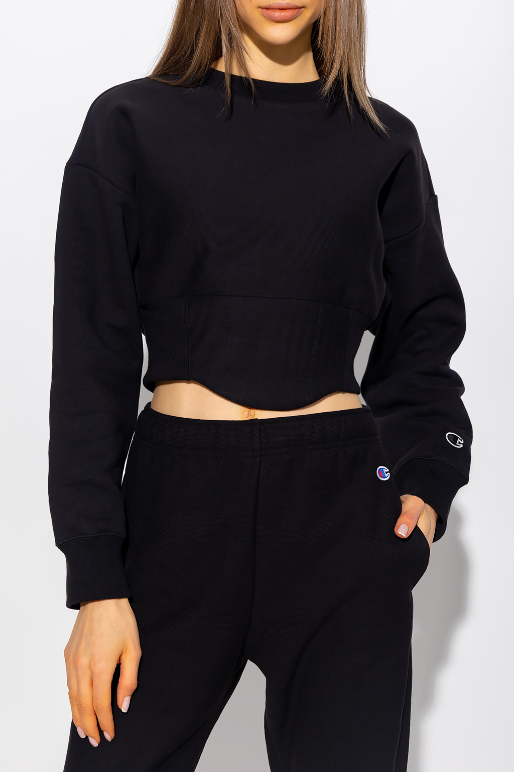 Champion Cropped sweatshirt with logo