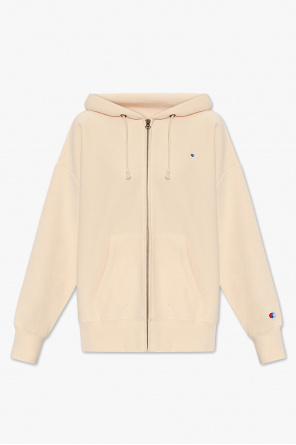 hooded lightweight zip-front jacket