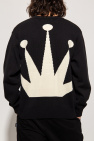 Stussy BLACK ‘Crown’ embroidered sweater