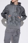 Stussy GREY Printed hoodie