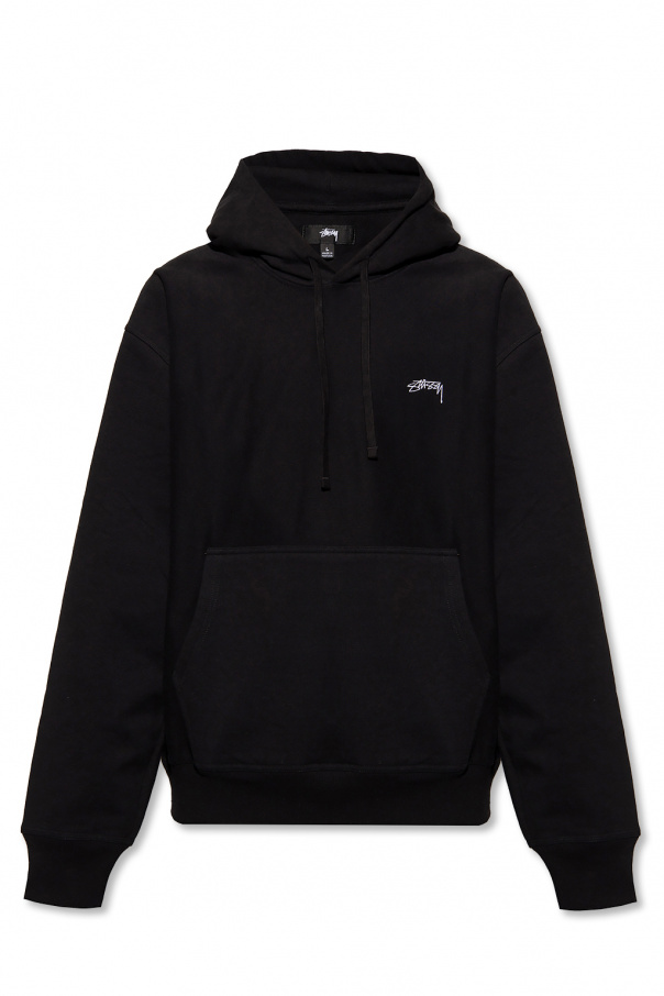 Stussy Logo-embroidered hoodie