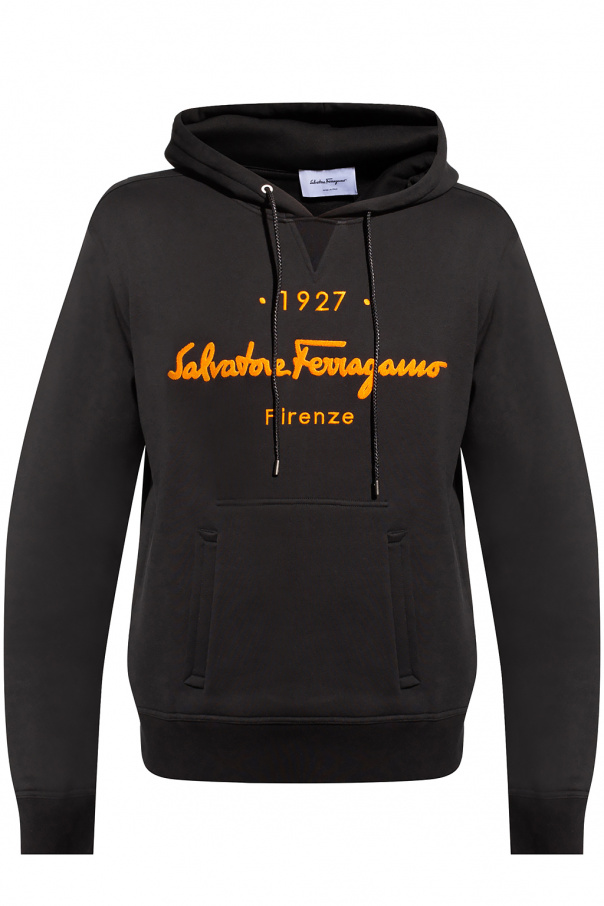 salvatore trench Ferragamo Logo hoodie