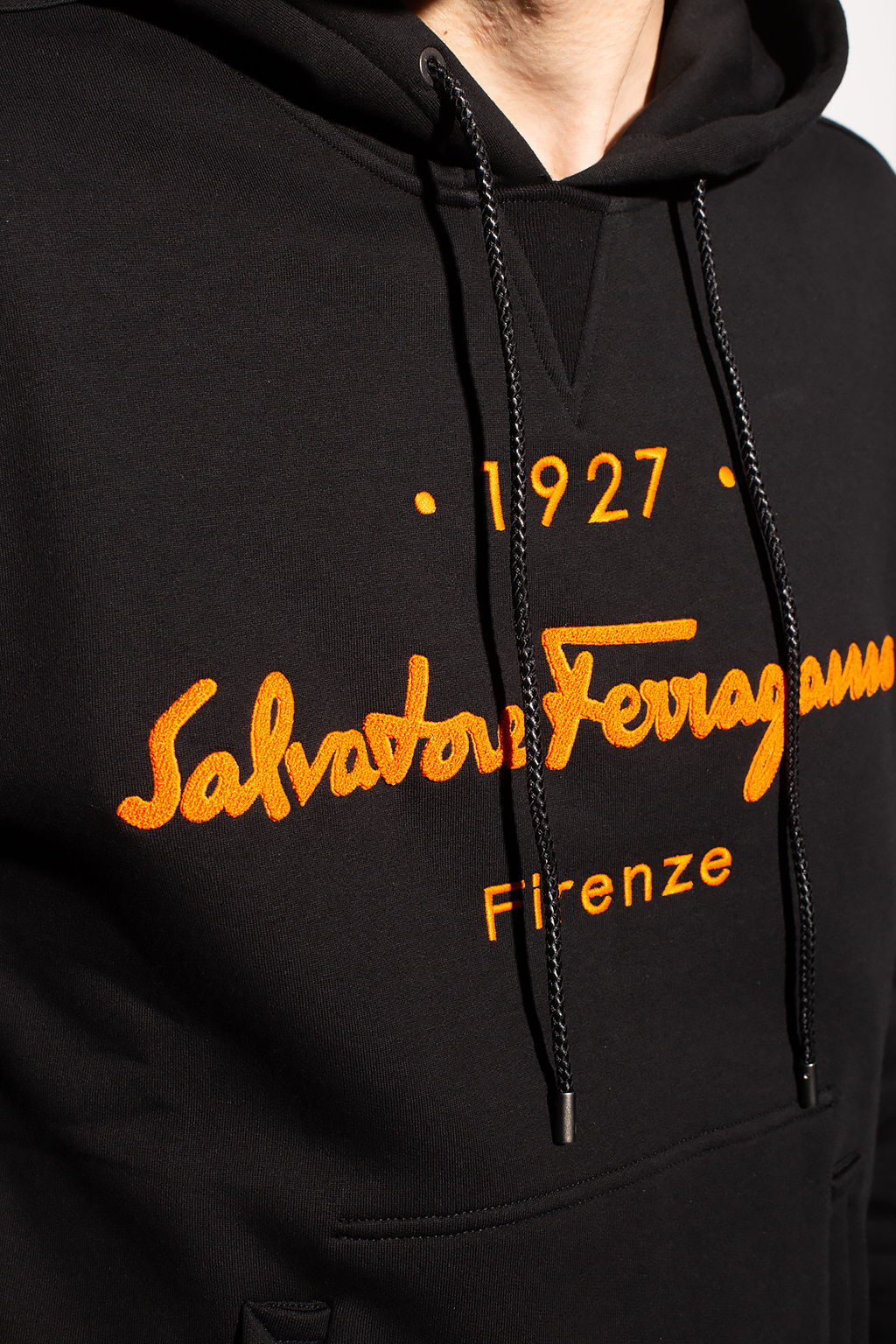 salvatore trench Ferragamo Logo hoodie