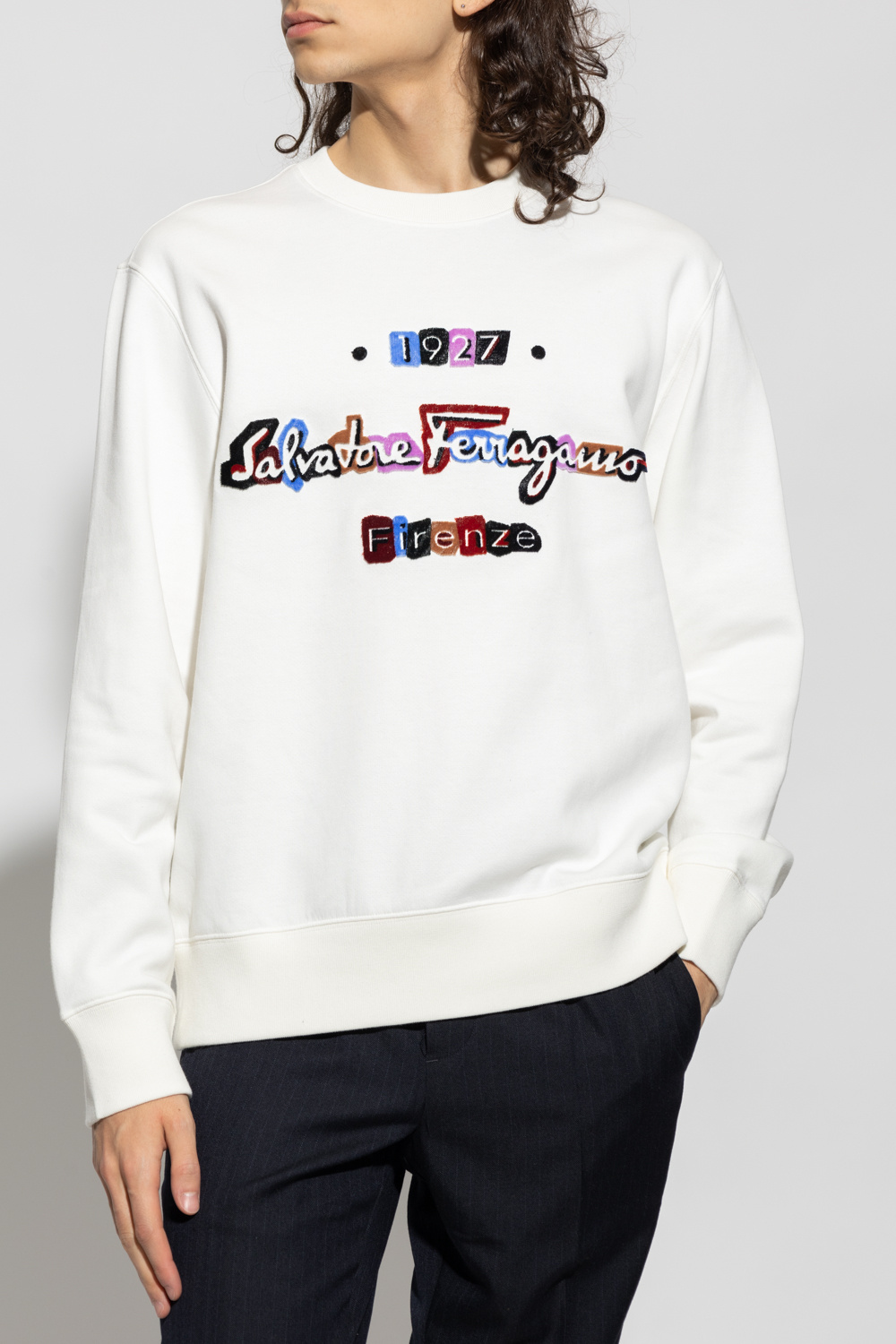 FERRAGAMO Sweatshirt with logo