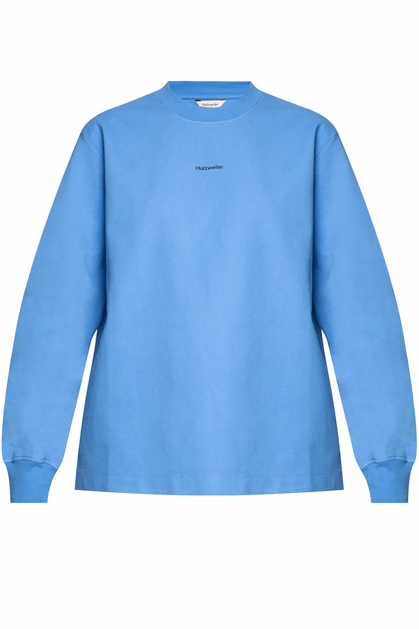 Holzweiler Pervinca Blue Cotton Sweatshirt