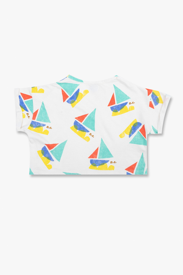 Bobo Choses Patterned cropped T-shirt