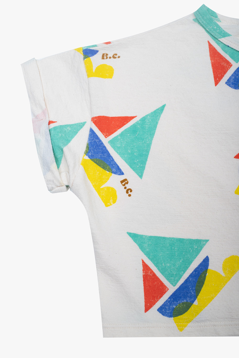 Bobo Choses Patterned cropped T-shirt